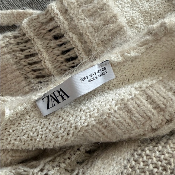 Zara knit wrap cardigan small - Picture 4 of 6